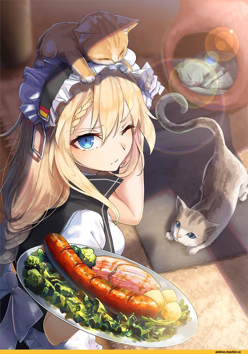 Girls Frontline, G36 (Girls Frontline), Maid, vikpie, Anime Art, artist, Anime