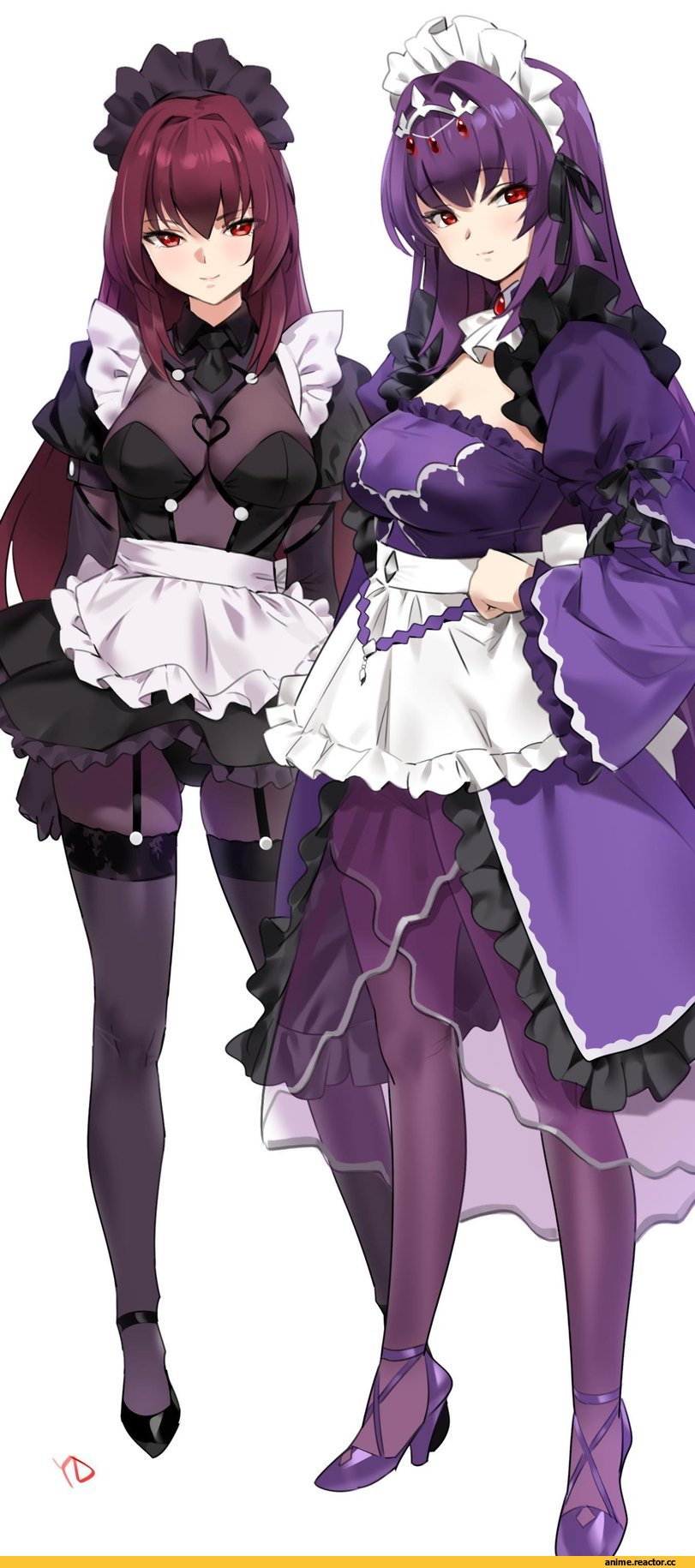 yang-do, artist, Scathach (Fate/grand order), Fate/Grand Order, Fate (series), Maid, Anime