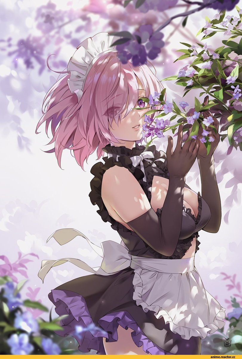 yang-do, artist, Shielder (Fate/grand order), Fate/Grand Order, Fate (series), Maid, Anime