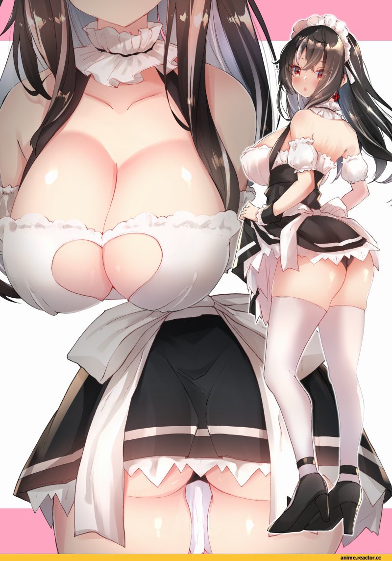 Azur Lane, U-47 (Azur Lane), hato haru, Anime Ero, Anime Ero Kyonyuu, Maid, Anime Ero Ass, Anime Ero Pantsu, Anime