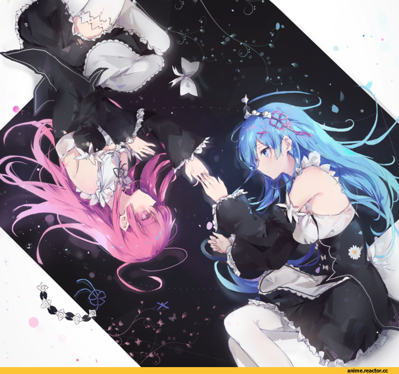 tr (hareru), Rem (re zero), Re Zero Kara Hajimeru Isekai Seikatsu, Ram (Re Zero), Anime Art, Anime