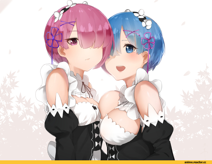 Re Zero Kara Hajimeru Isekai Seikatsu, Rem (re zero), Ram (Re Zero), senju (snz0), Anime