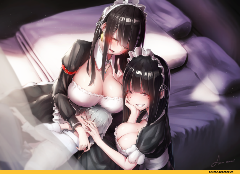 amamami prime, Anime Art, artist, Anime Ero Kyonyuu, Anime Ero, Maid, Anime