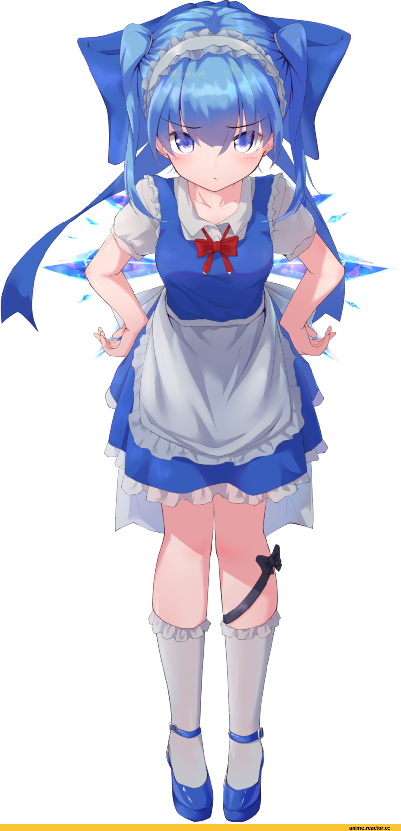 Cirno, Touhou Project, Maid, imoutochiru, Anime