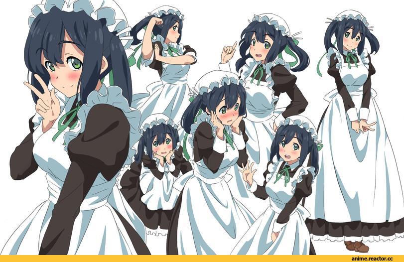 Souryuu (Kantai Collection), Kantai Collection, Maid, ao iro, Anime