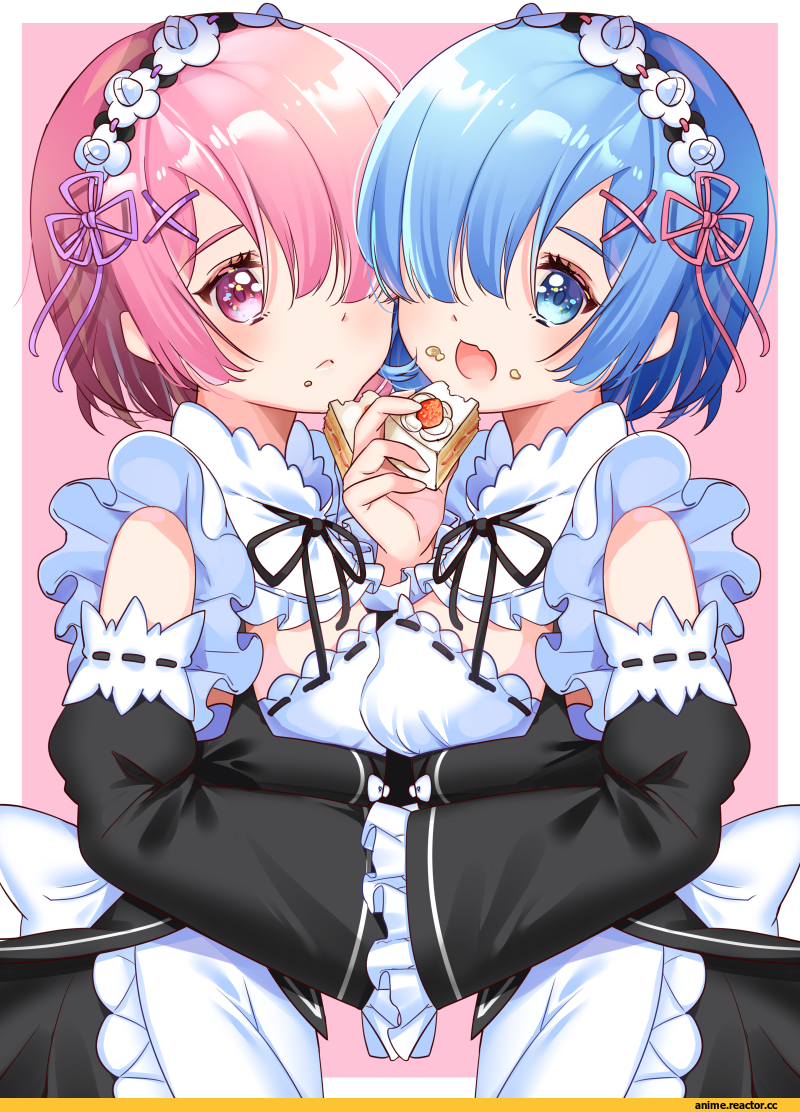 Re Zero Kara Hajimeru Isekai Seikatsu, Rem (re zero), Ram (Re Zero), fujishiro kokoa, Anime