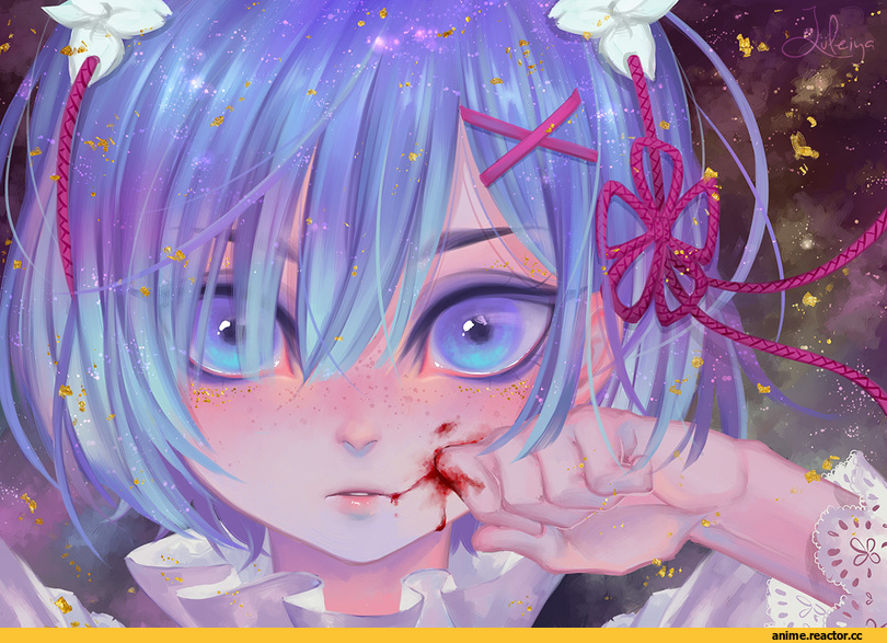 Re Zero Kara Hajimeru Isekai Seikatsu, Rem (re zero), alexa pasztor, Anime