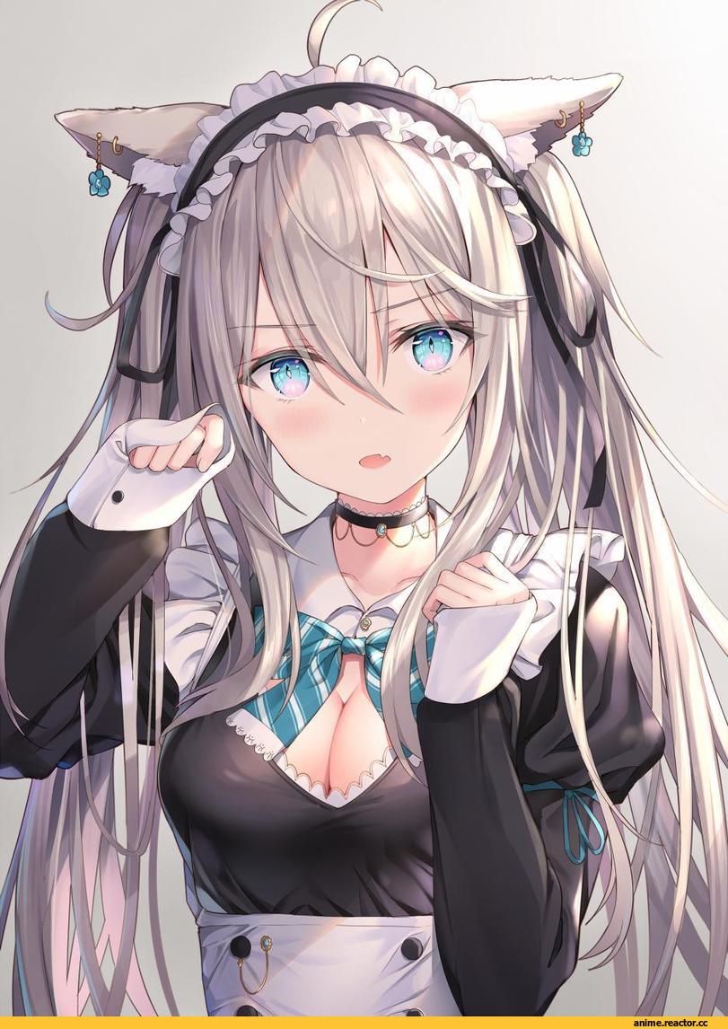 AO, nekomimi, Animal Ears, Maid, rin yuu, Anime Art, artist, Anime