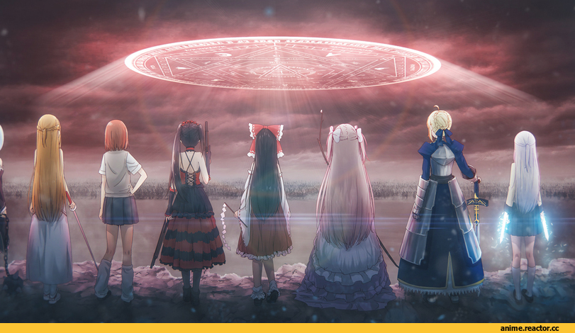 Fate/Stay Night, Sword Art Online, Touhou Project, Hakurei Reimu, Misaka Mikoto, Tokisaki Kurumi, Yuuki Asuna, Rem (re zero), Saber (Fate), crossover, Anime, Angel Beats!, ToAru, Date a Live, Fate (series), Mahou Shoujo Madoka Magica, Re Zero Kara Hajimeru Isekai Seikatsu, sharpshooter52, Tachibana Kanade, Kaname Madoka