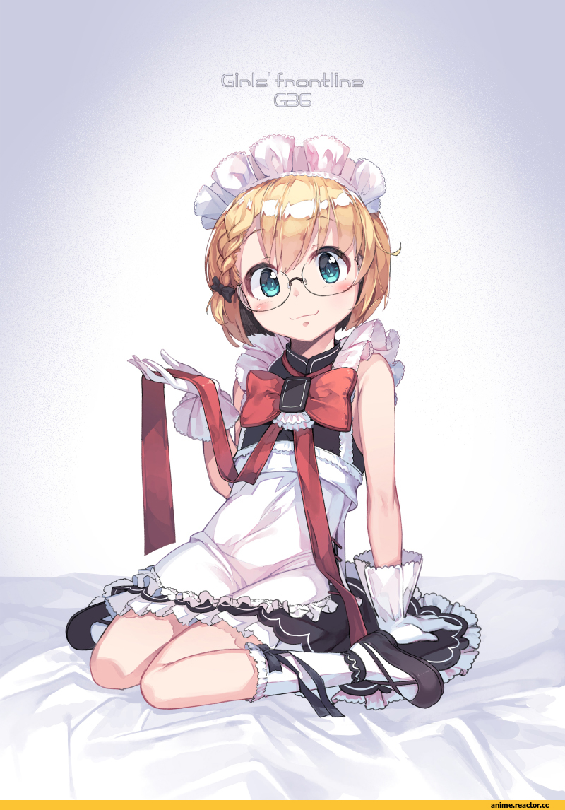 G36 (Girls Frontline), Girls Frontline, Maid, Megane, newey, Anime