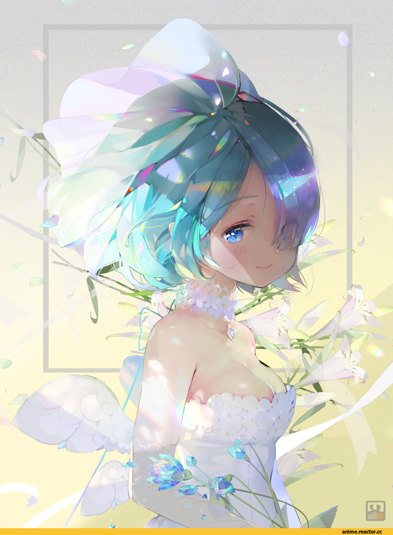 Re Zero Kara Hajimeru Isekai Seikatsu, Rem (re zero), dahl-lange, Anime Art, Anime