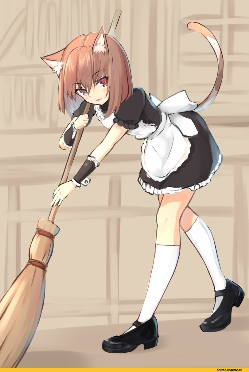 Anime Art, artist, Animal Ears, Anime Original, Maid, x ace k x, Anime