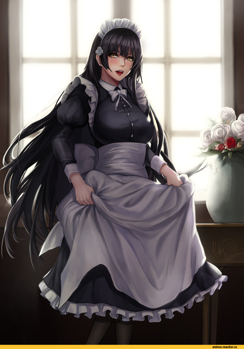QBZ-95 (Girls Frontline), Girls Frontline, kibellin, Maid, Anime