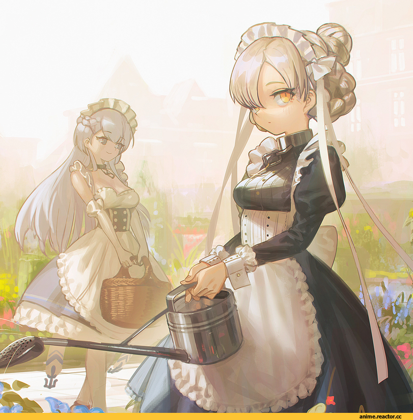 Belfast (Azur Lane), Azur Lane, Sheffield (Azur Lane), Maid, reoen, Anime