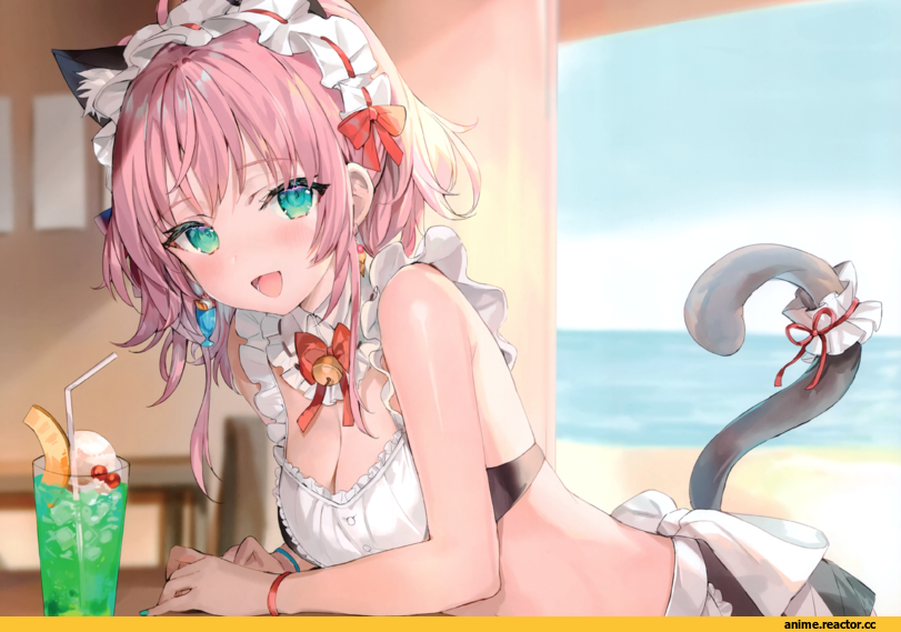 AO, Anime Ero, nekomimi, Animal Ears, Maid, Momoko (Momopoco), artist, Anime