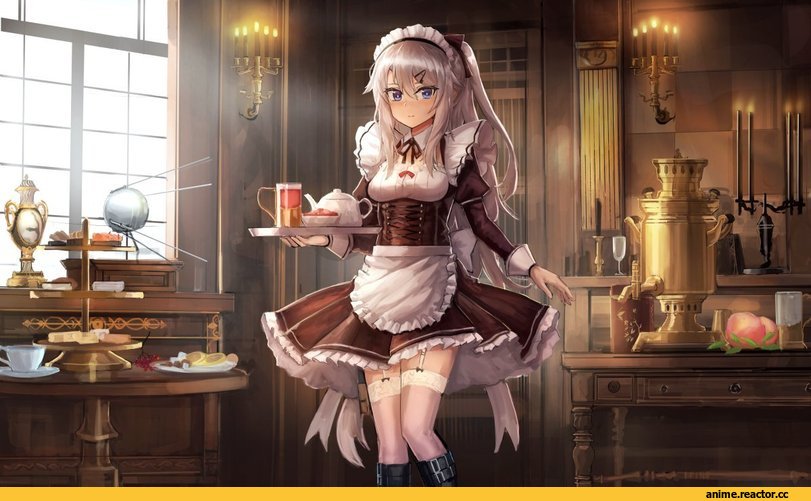 9A-91 (Girls Frontline), Girls Frontline, lithium10mg, Maid, Anime