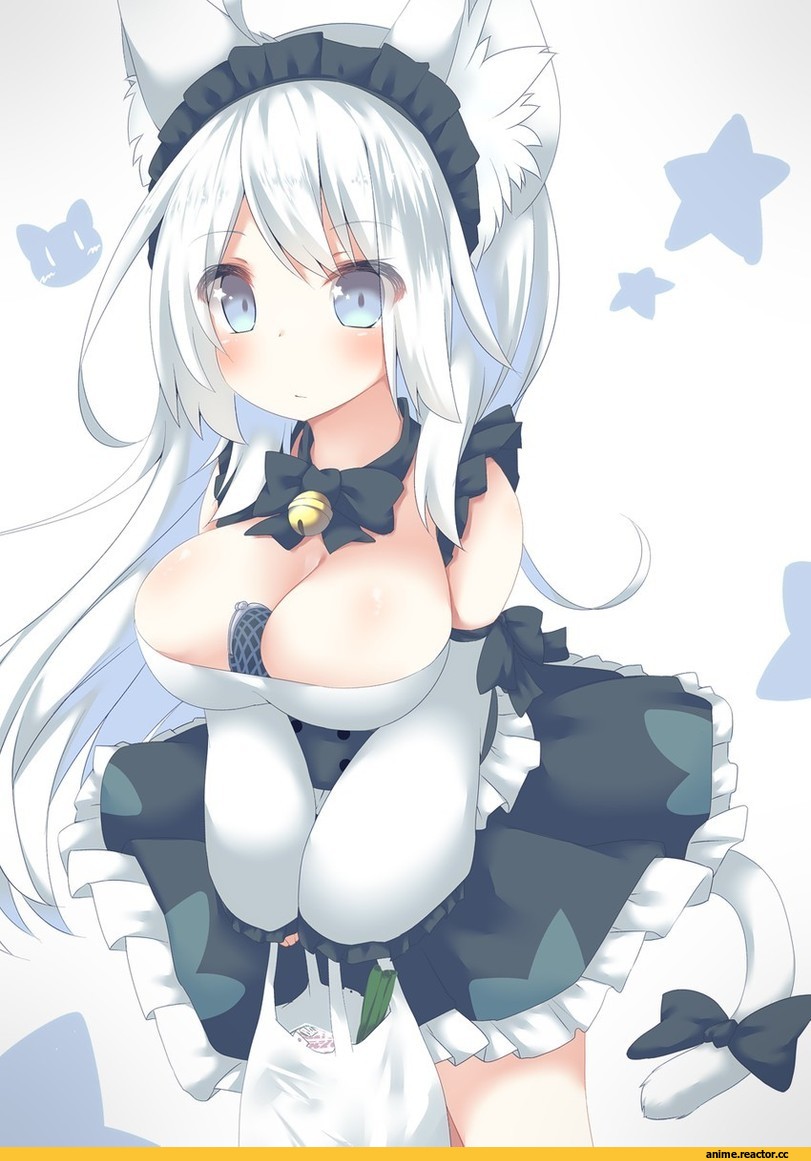 Anime Art, artist, Animal Ears, neko, Maid, daidai ookami, Anime Original, Anime