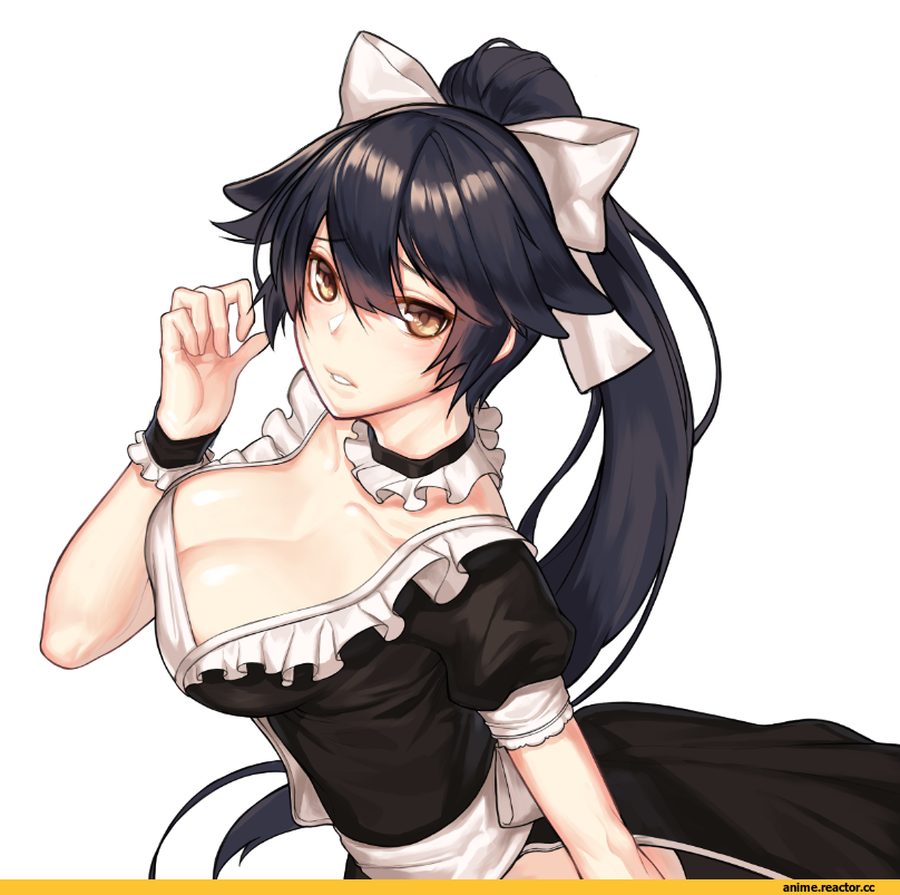 Anime Art, artist, Azur Lane, Takao (Azur Lane), Maid, momera, Anime