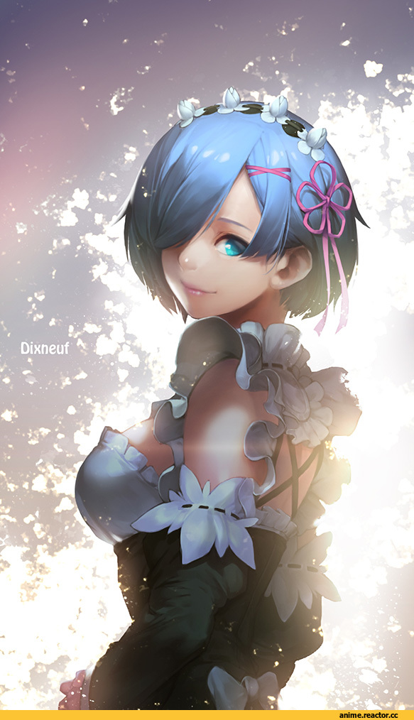 dixneuf, Rem (re zero), Re Zero Kara Hajimeru Isekai Seikatsu, Anime Art, Anime