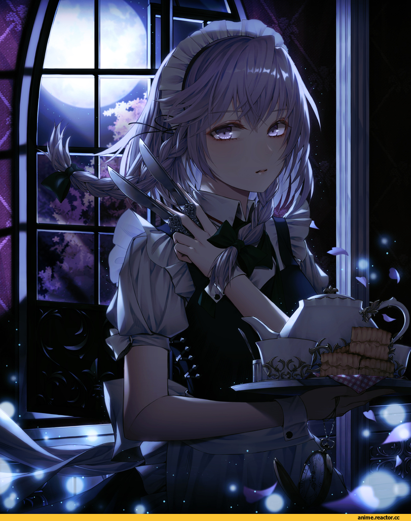 Izayoi Sakuya, Touhou Project, Maid, kancell, Anime
