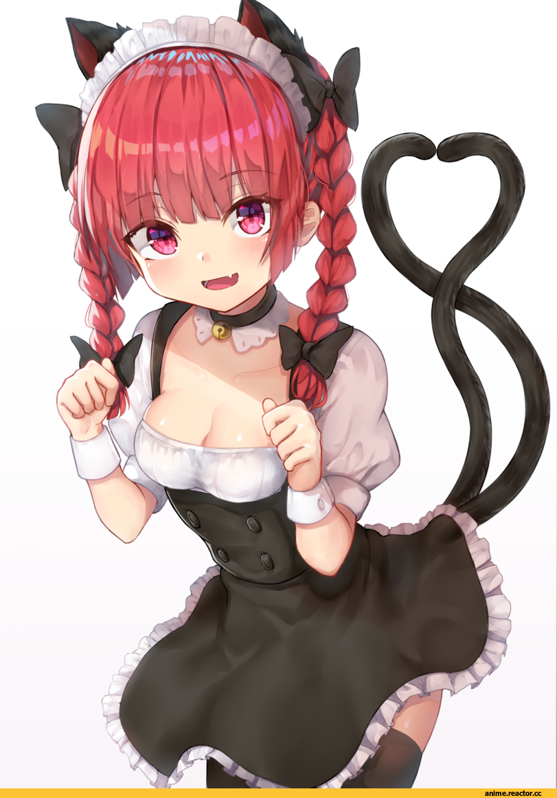 Kaenbyou Rin, Touhou Project, Maid, wowoguni, Anime