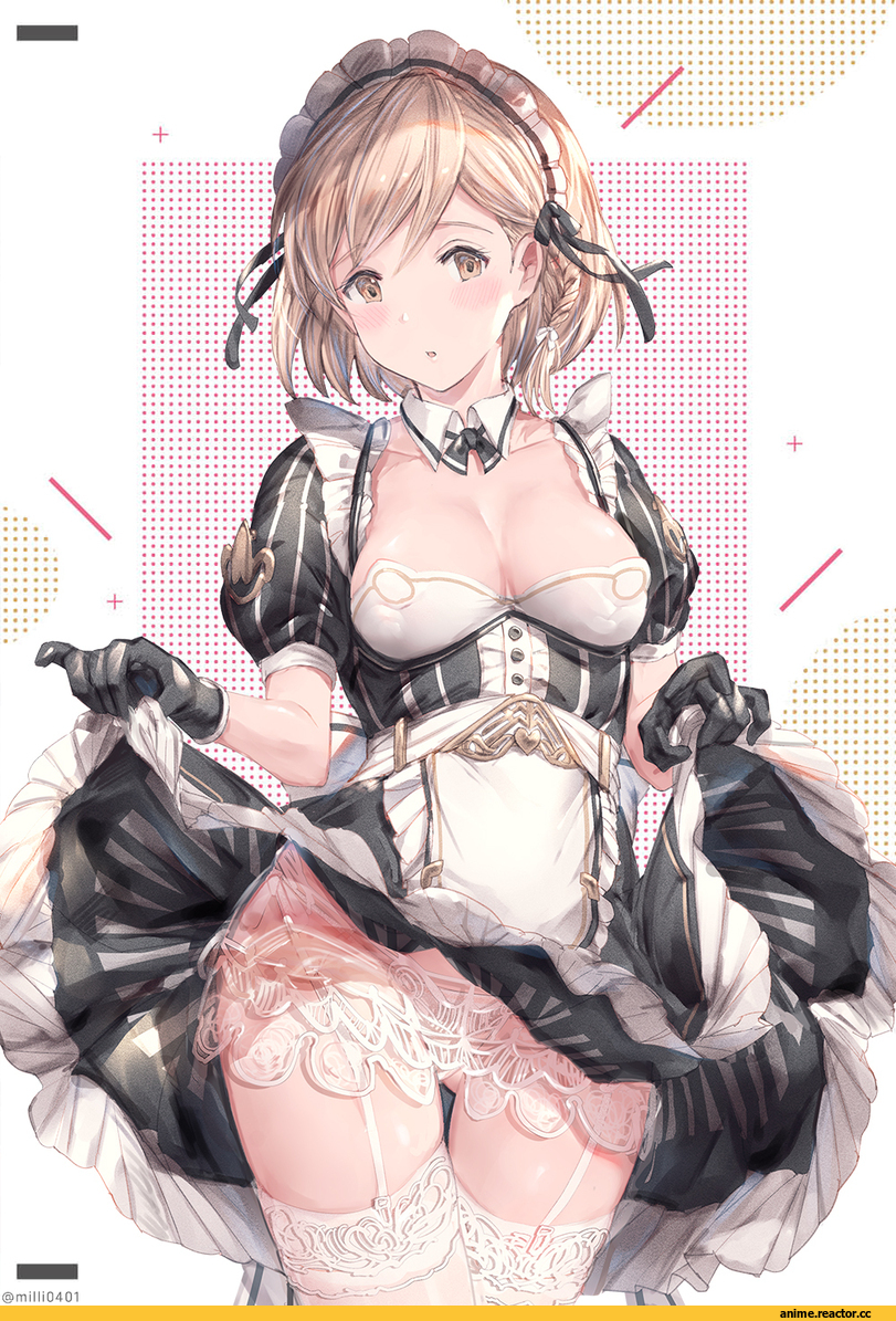 Djeeta (Granblue Fantasy), Granblue Fantasy, Anime Ero Pantsu, Anime Ero, Maid, milli little, Anime