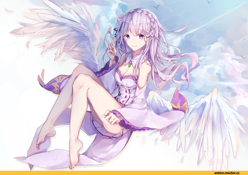 Emilia (re zero), Re Zero Kara Hajimeru Isekai Seikatsu, pino ko, Anime