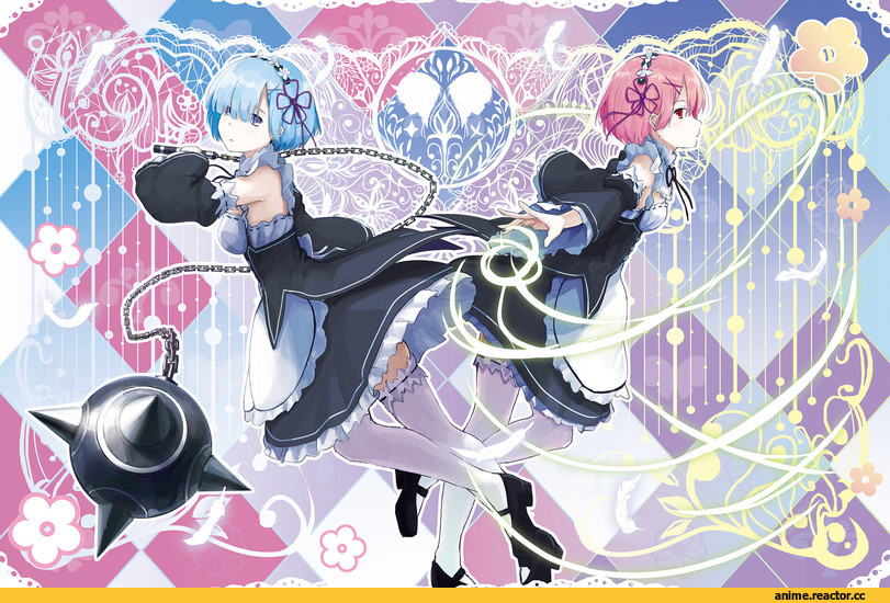 Re Zero Kara Hajimeru Isekai Seikatsu, Rem (re zero), Ram (Re Zero), Zhizhao Guan, Anime