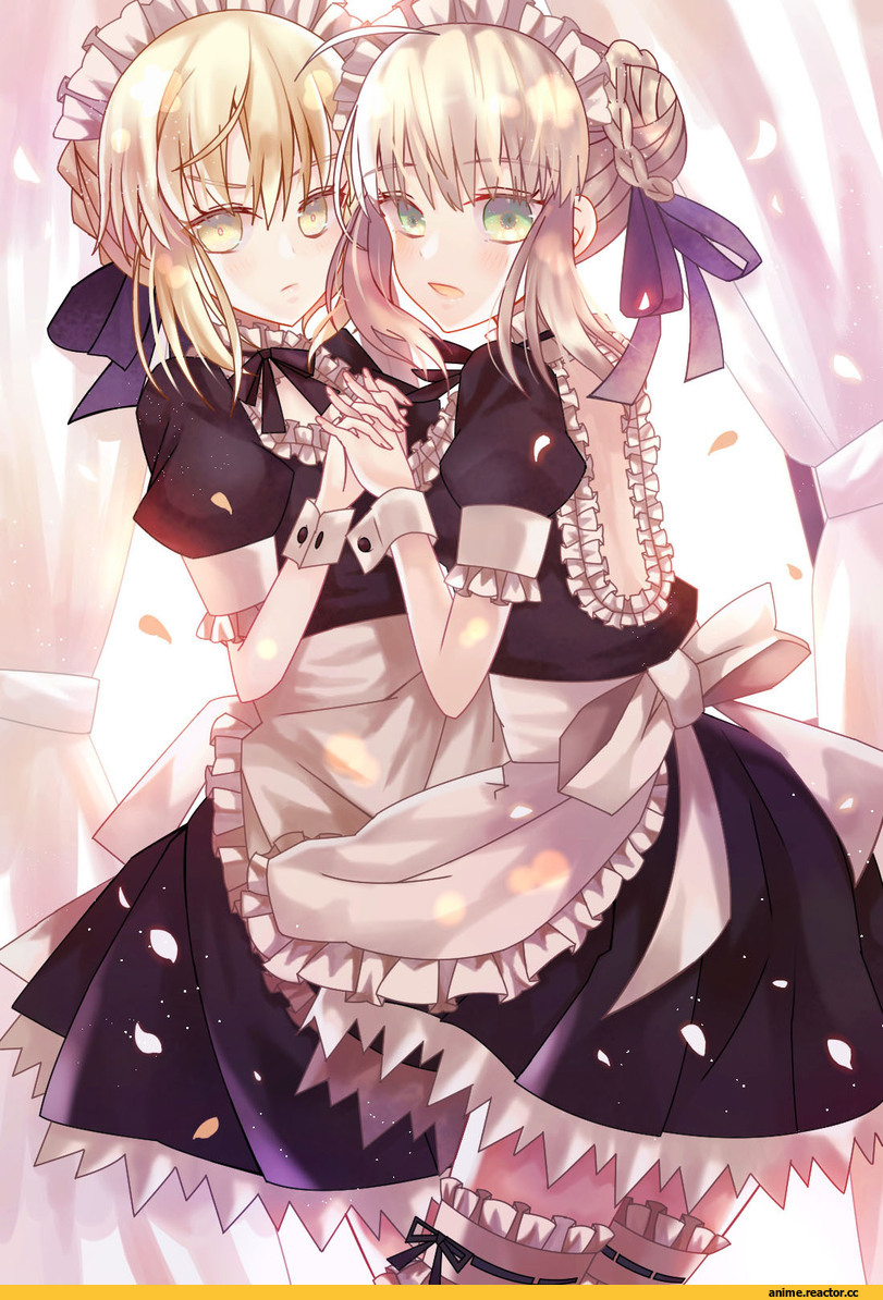Saber (Fate), Fate (series), Saber Alter, Fate/Stay Night, Maid, aoi yugina, Anime