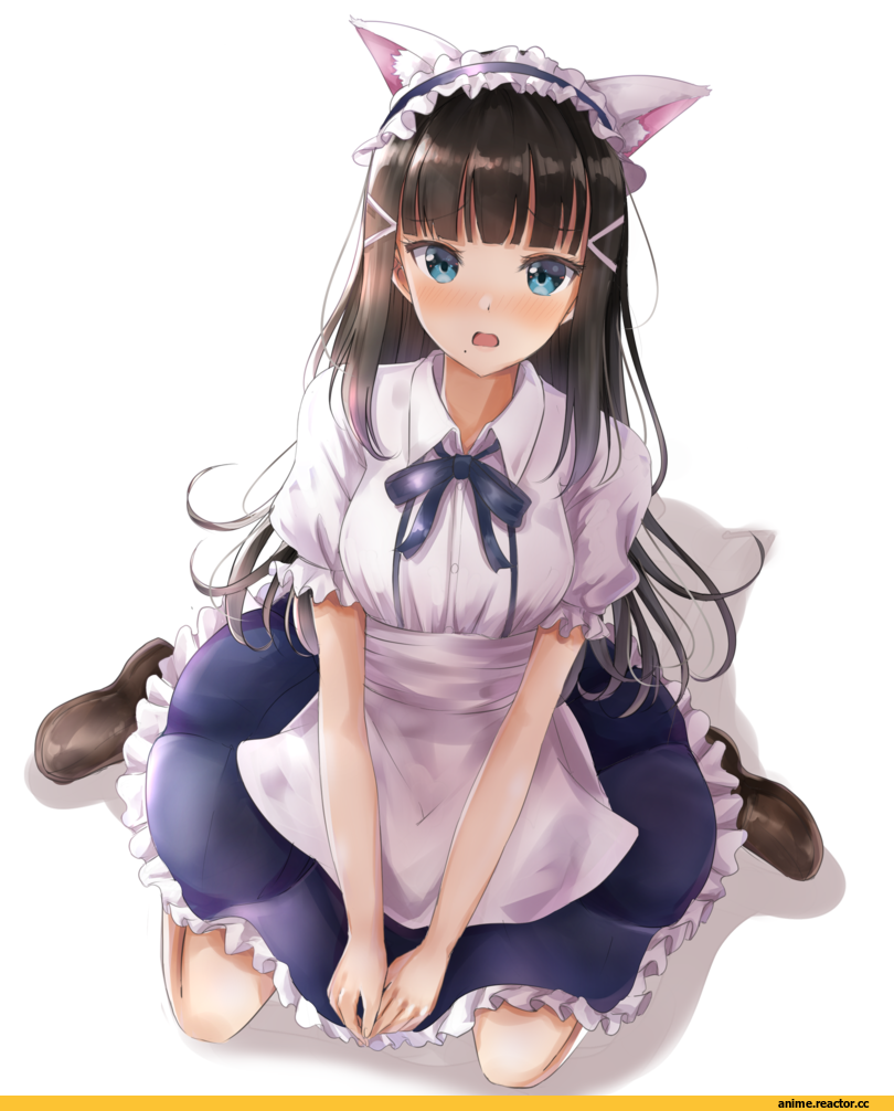 Kurosawa Dia, Love Live! Sunshine!!, Love Live!, nekomimi, Animal Ears, Maid, sin (sin52y), Anime