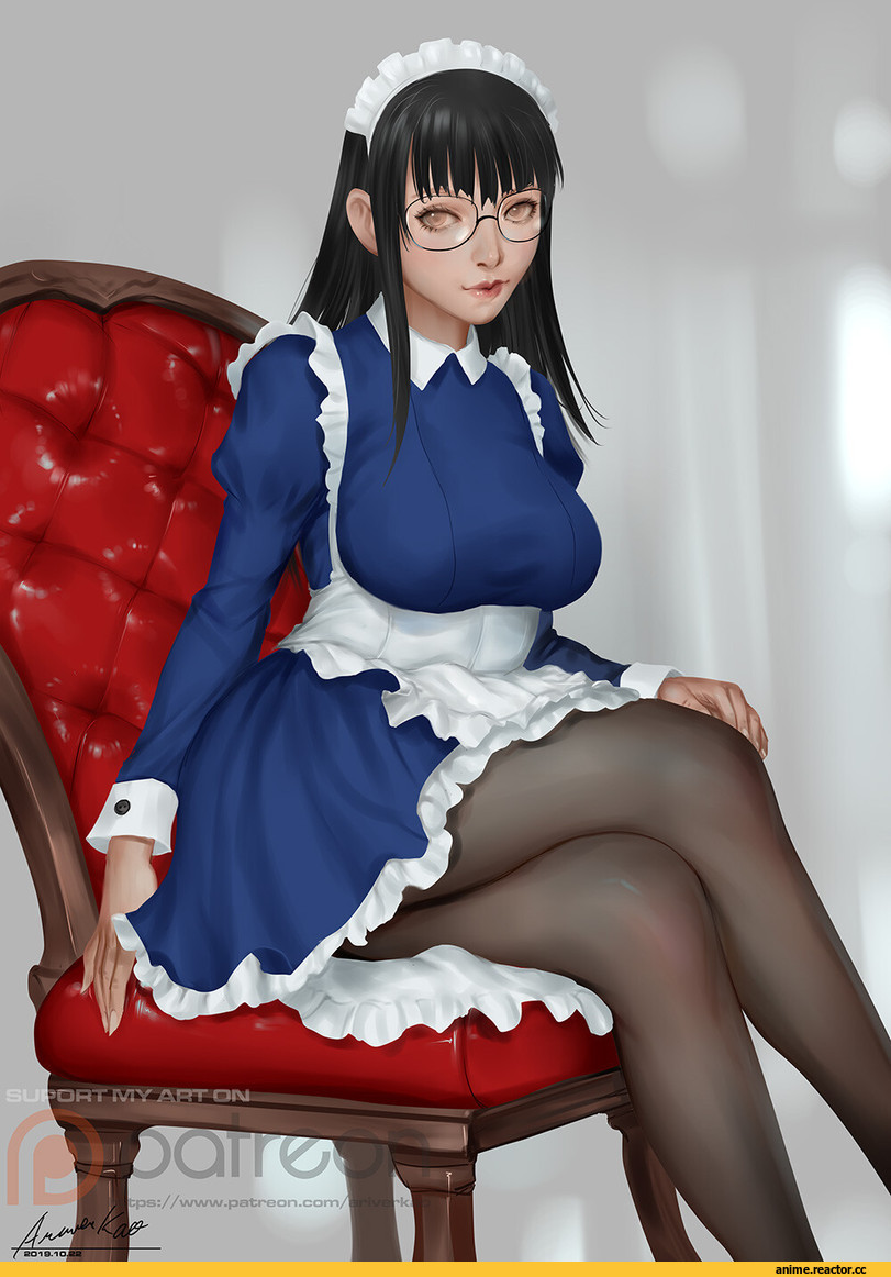 Anime Original, Maid, Megane, Ariver Kao, Anime Ero, Anime Ero Swim, под катом еще одна, Anime Ero Kyonyuu, Anime