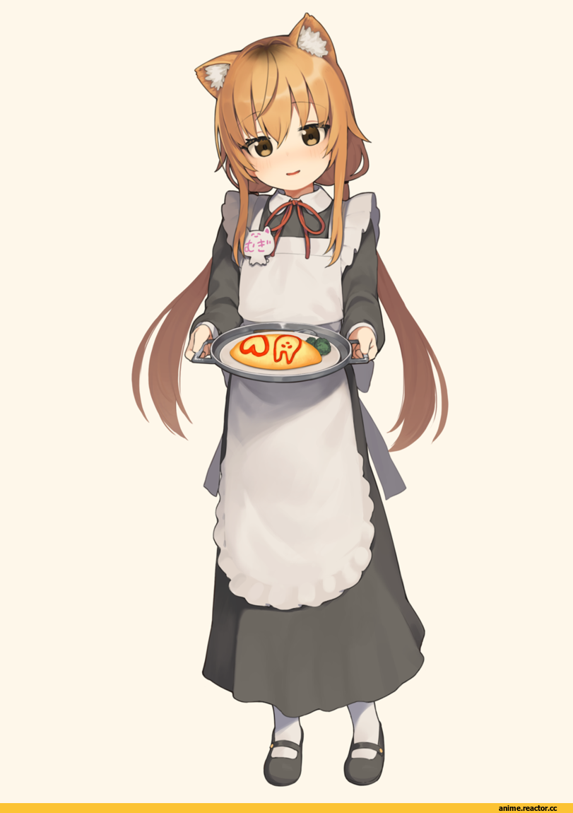 ienaga mugi, Nijisanji, Virtual YouTuber, Maid, Anime Ears, seramikku, Anime