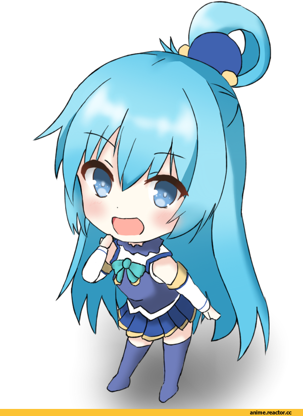 KonoSuba, Aqua (KonoSuba), chibi, Anime