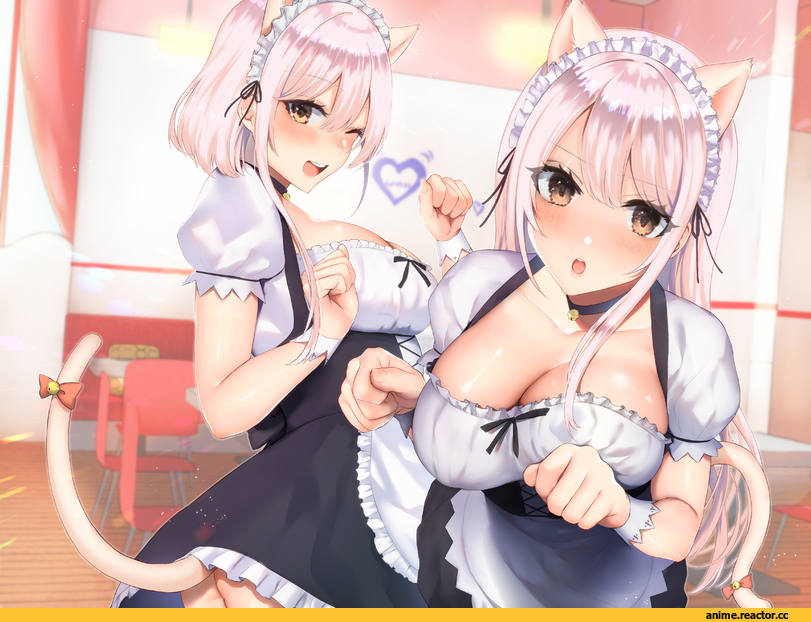 nekomimi, Animal Ears, Anime Ero, AO, Maid, Sakiryo Kanna, Anime Art, artist, Anime