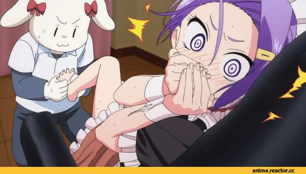 Bokutachi wa benkyou ga dekinai, Kominami Asumi, Maid, Anime Гифки, Anime Feet, СПОЙЛЕР, Anime