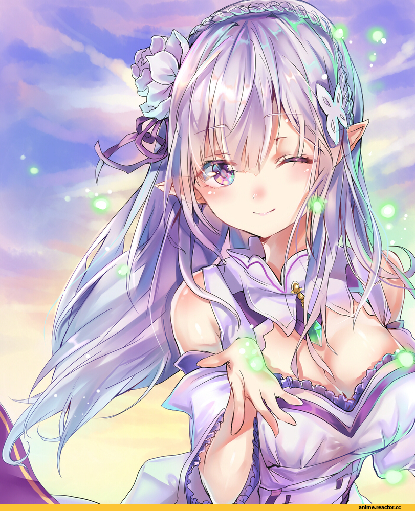 Emilia (re zero), Re Zero Kara Hajimeru Isekai Seikatsu, takitou, Anime