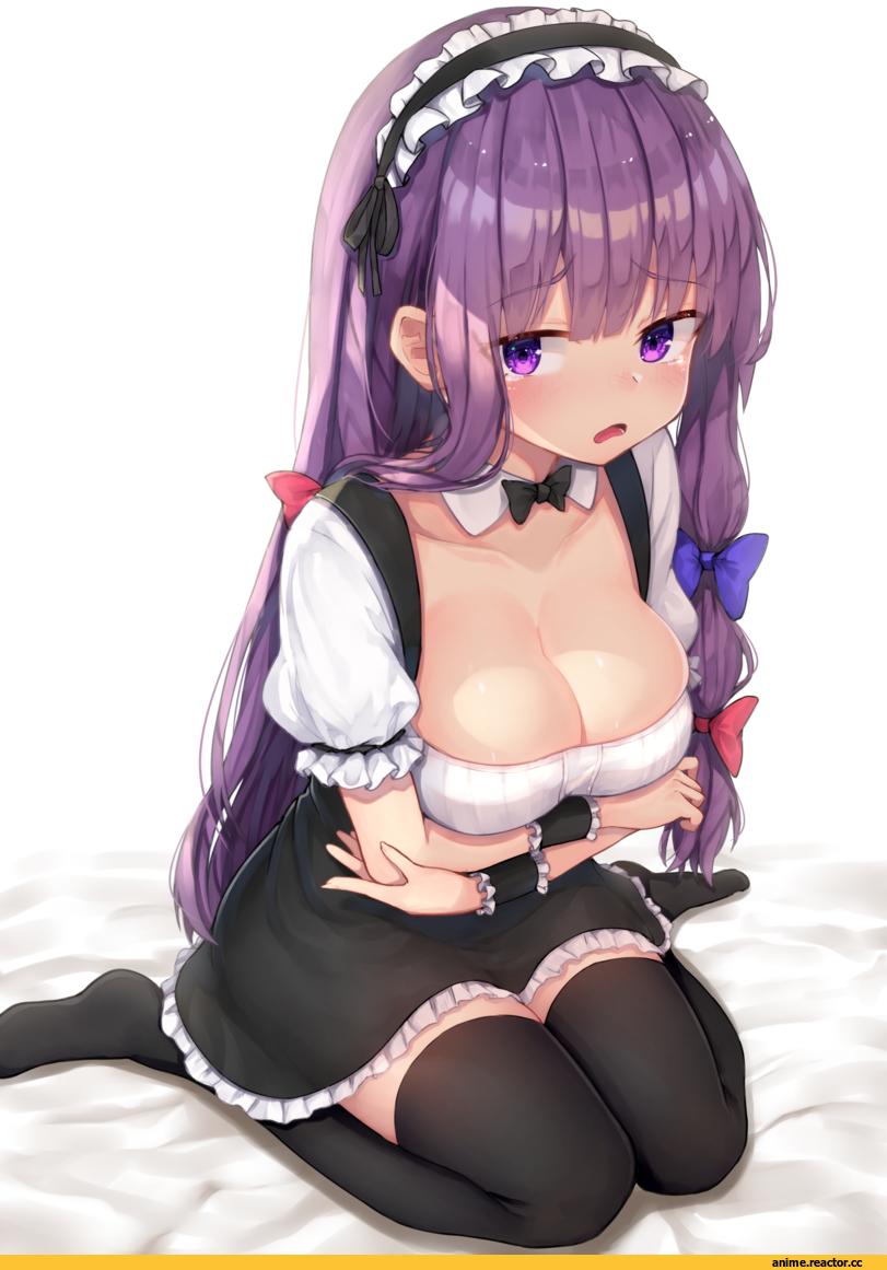 Patchouli Knowledge, Touhou Project, Maid, Anime Ero, wowoguni, Anime