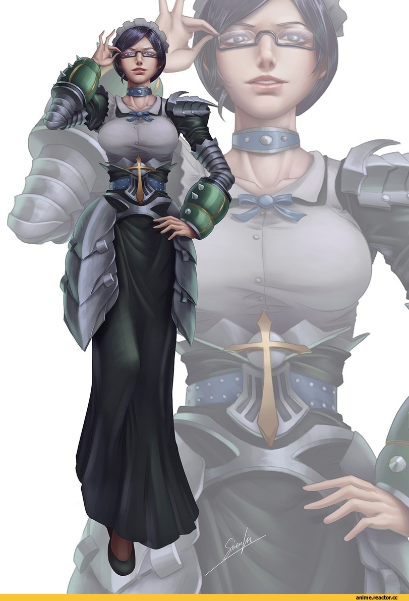 yana (chihuri), Maid, Опасные Няшки, Anime Няши, chihuri, artist, Anime