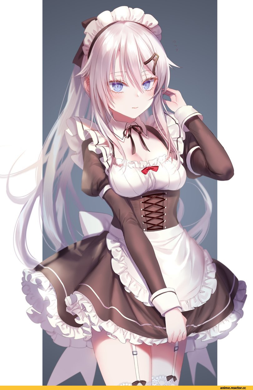 9A-91 (Girls Frontline), Girls Frontline, Maid, pottsness, Anime