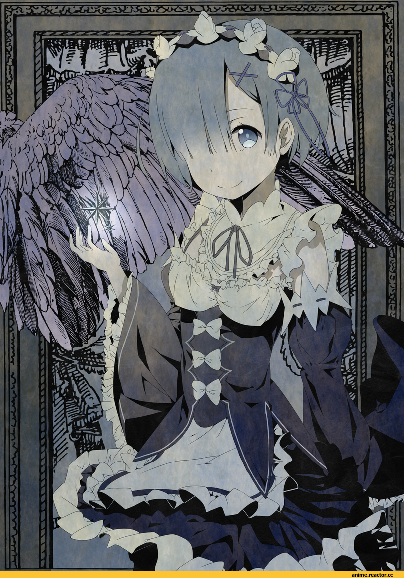 Rem (re zero), Re Zero Kara Hajimeru Isekai Seikatsu, Anime Art, Pixiv, nakamuramiyo, Anime