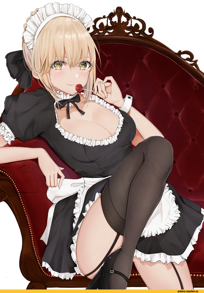 uiri-na, Saber Alter, Fate/Stay Night, Fate (series), Anime Art, artist, Maid, Anime Ero, Anime