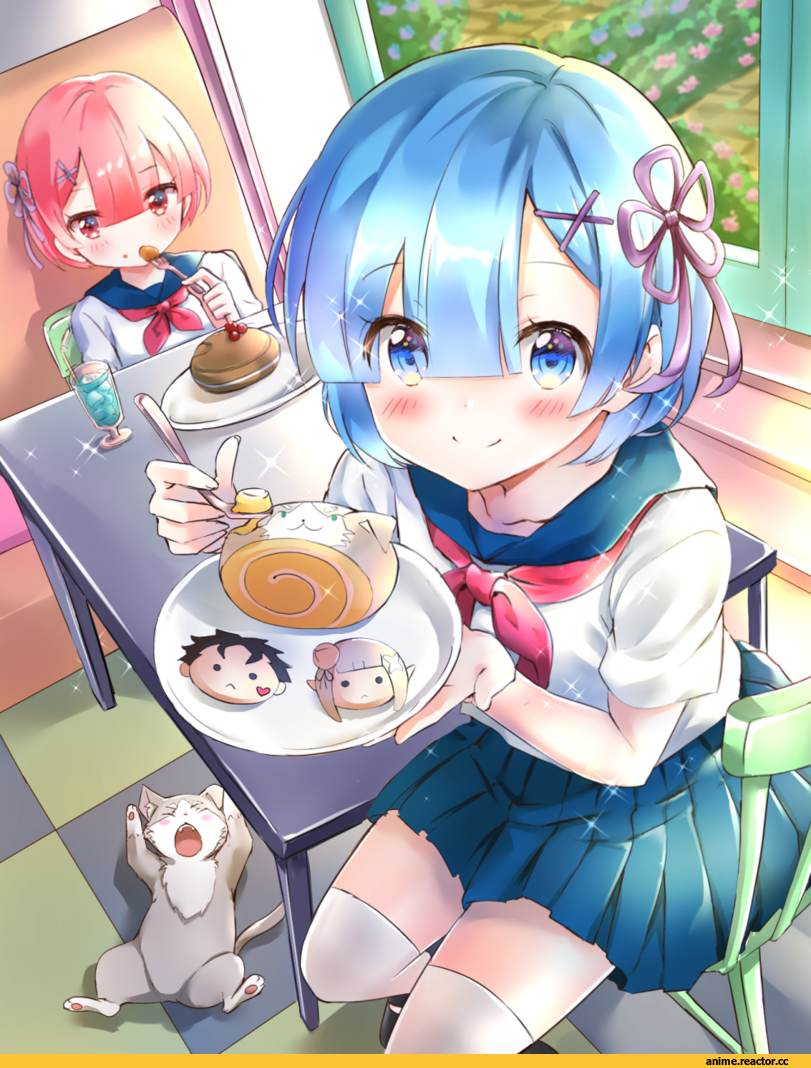 Re Zero Kara Hajimeru Isekai Seikatsu, Ram (Re Zero), Pack (re zero), melynx (user aot2846), Rem (re zero), Anime