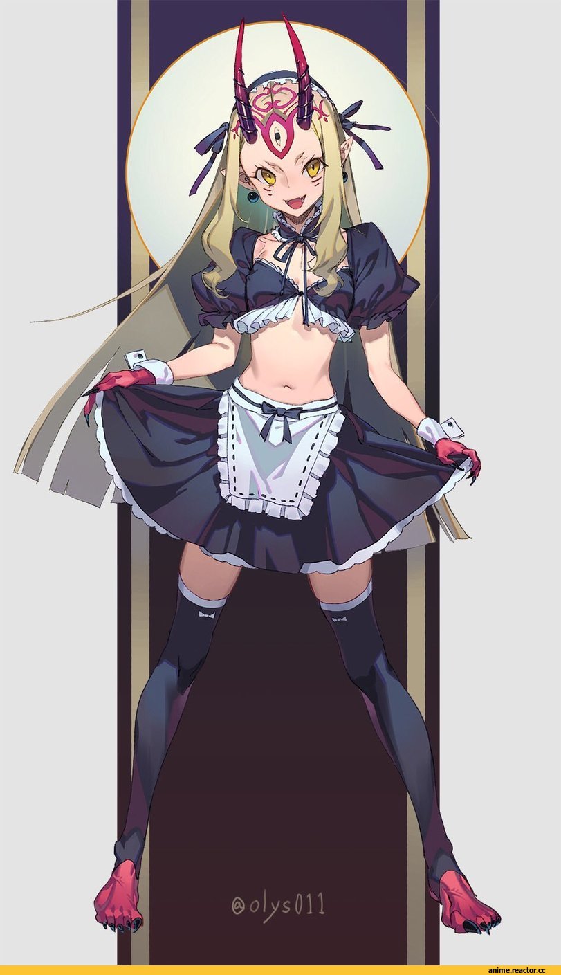 olys, Shuten Douji (Fate/grand order), Fate/Grand Order, Fate (series), Ibaraki Douji (Fate/grand order), Maid, Anime