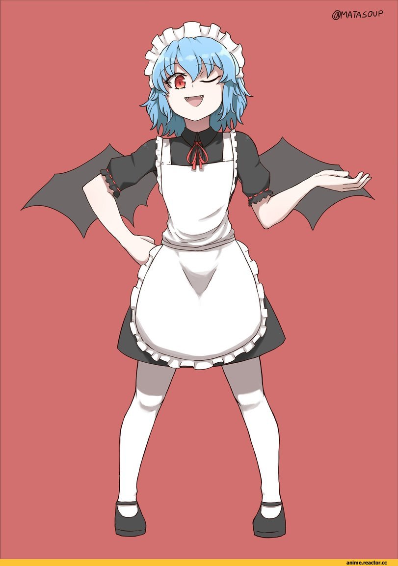 Remilia Scarlet, Touhou Project, Izayoi Sakuya, Maid, MATASoup, Anime