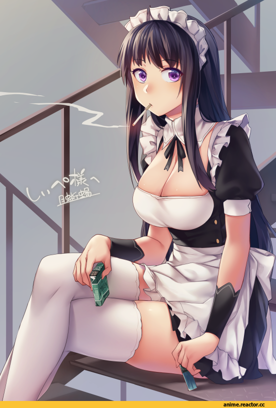 Anime Art, artist, tsuki tokage, Maid, Anime