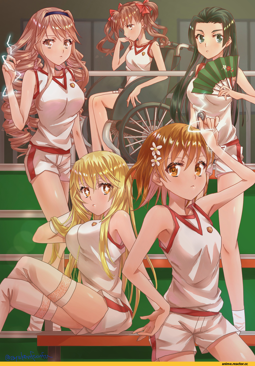 Last Order, Accelerator, Animal Ears Kun, Usagimimi, Misaka Mikoto, Shirai Kuroko, Shokuhou Misaki, под катом еще, Hokaze Junko, Maid, Anime, ToAru, Animal Ears, ayuko (ayuko54bornthisway), Yuuri Senya, Kongou Mitsuko