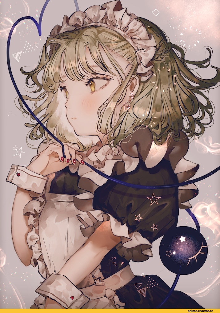 Komeiji Koishi, Touhou Project, Maid, majamari, Anime