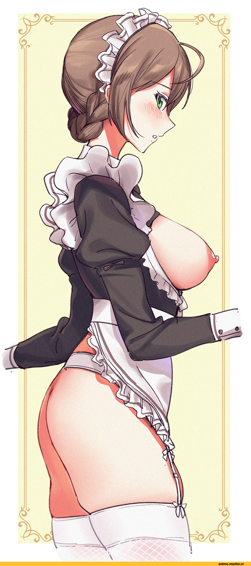 Idolmaster, sakuramori kaori, liu chi tiantang fr, Anime Ero Oppai, Anime Ero, oshiri, Maid, Anime