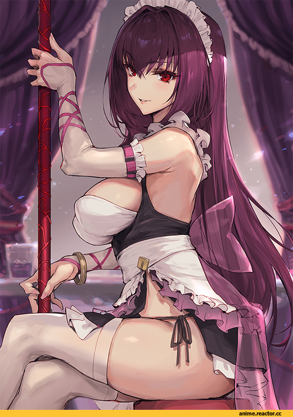 Scathach (Fate/grand order), Fate/Grand Order, Fate (series), Maid, Anime Ero, haoni, Anime Ero Pantsu, Anime
