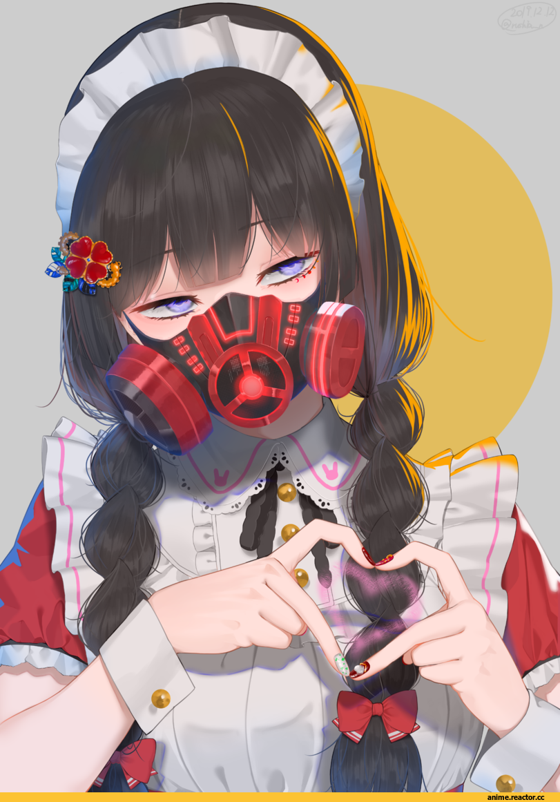 tsukino mito, Nijisanji, Virtual YouTuber, Maid, rushian, под катом еще одна, Anime